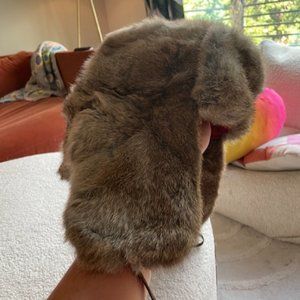 Real Fur Mad Bomber Hat